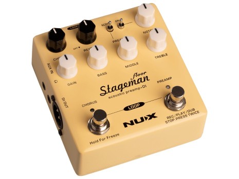 Nux Stageman Floor Acoustic Pream DI Loop