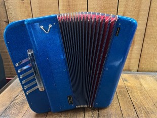 Piermaria Accordeon 80 Basses Bleu Occasion + Etui