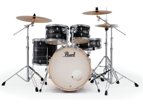 Pearl Export Fusion 20" 5 Fûts Graphite Silver Twist + HWP-834 + Pack PX 14/16/20