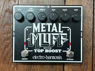 Electro-Harmonix Occasion Metal Muff Disto with Top Boost