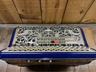 Cavagnolo Occasion Odyssee Midi 96 Basses Bleu Pailleté + Etui