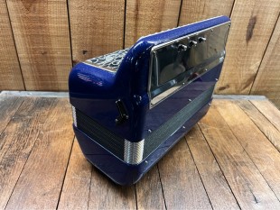 Cavagnolo Occasion Odyssee Midi 96 Basses Bleu Pailleté + Etui