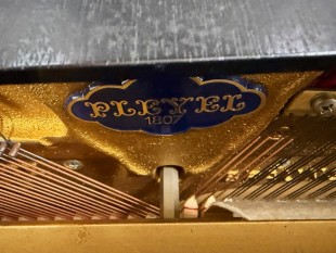 Pleyel Occasion Piano Droit Noir Brillant