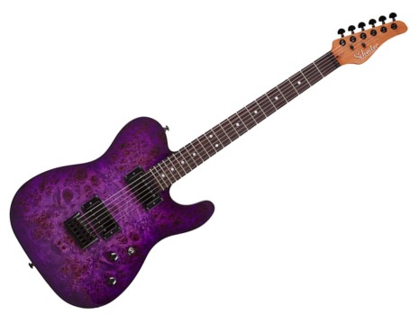 Schecter PT Standard Purple Burst Burl