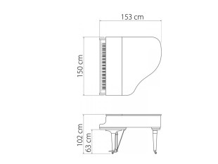 Kawai GL 10 E/P Noir Vernis Piano à Queue