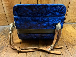 Maugein Accordeon Bleu Nacre 80 Basses 3 Rangs Occasion